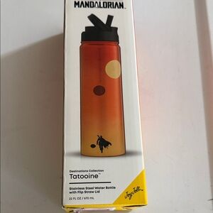 Jolt Orange-to-Gold Gradient Star Wars Tatooine Collectible Water Bottle::NIB::